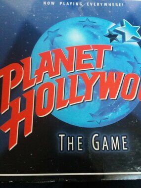 Vintage 1997 Planet Hollywood The Game Movie Trivia Cards Milton Bradley